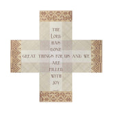 The Lord Has Done Deco Cross